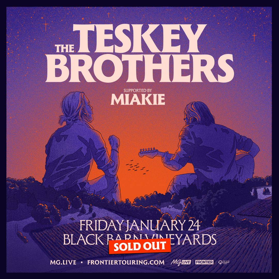 The Teskey Brothers at Black Barn Vineyards